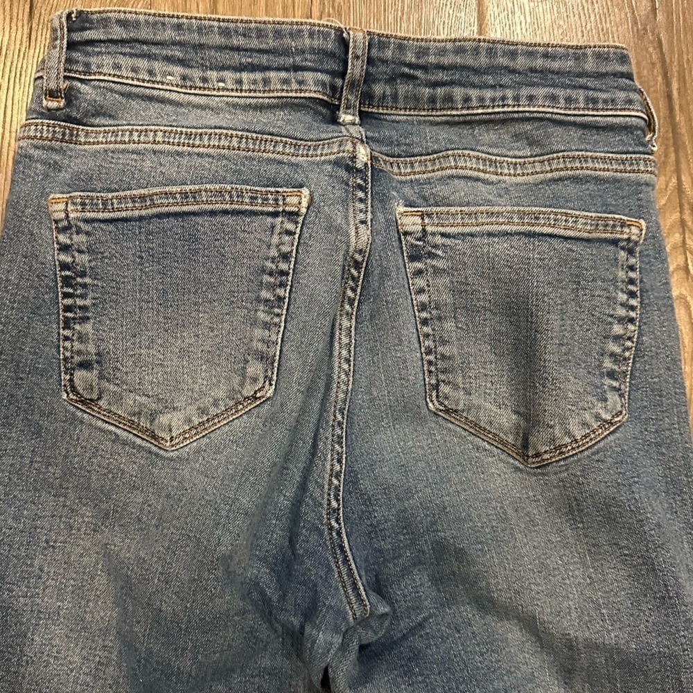 MNG by Mango Straight Leg Jeans Women's Size 6 High Waist Medium Wash Denim - Picture 14 of 15